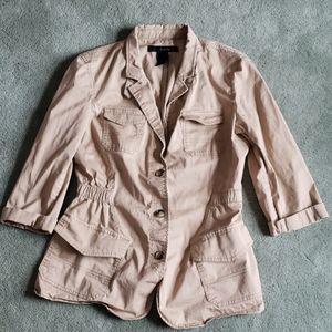 EUC Calvin Klein Jeans Sz L khaki jacket